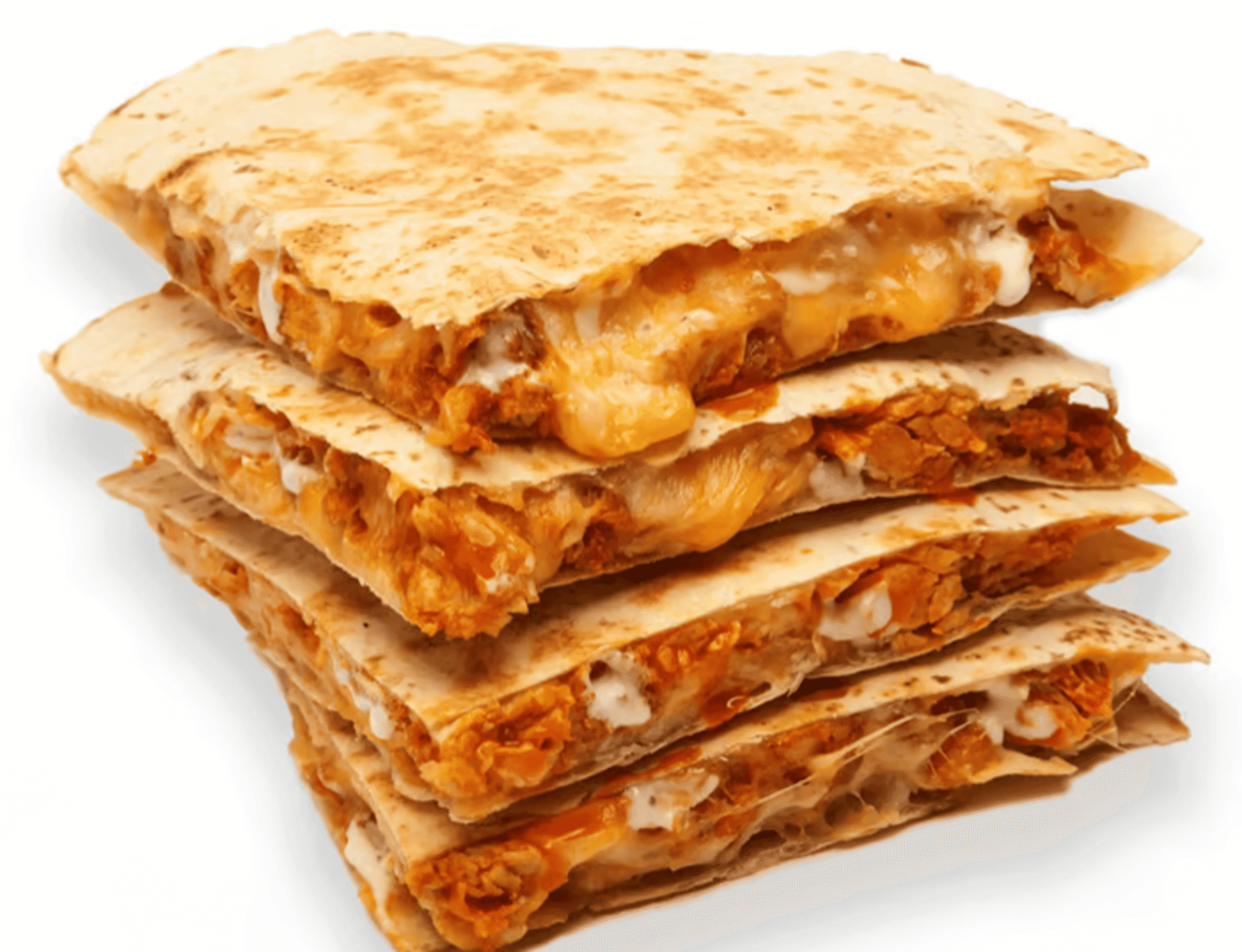 Crispy Buffalo Chicken Quesadilla