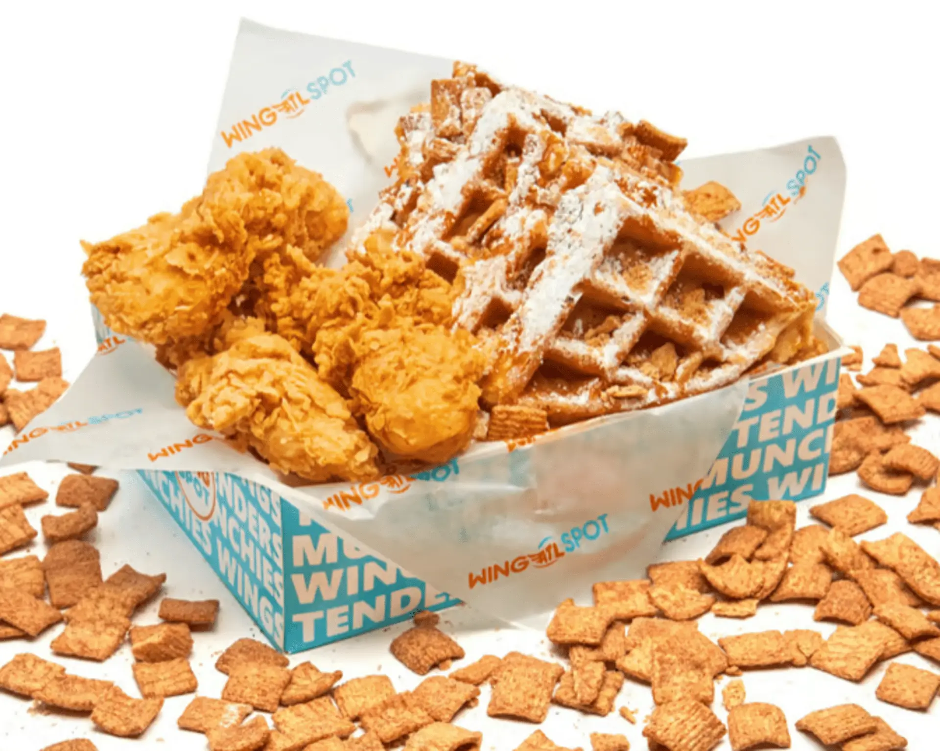 Cinnamon Toast Crunch Chicken N' Waffles