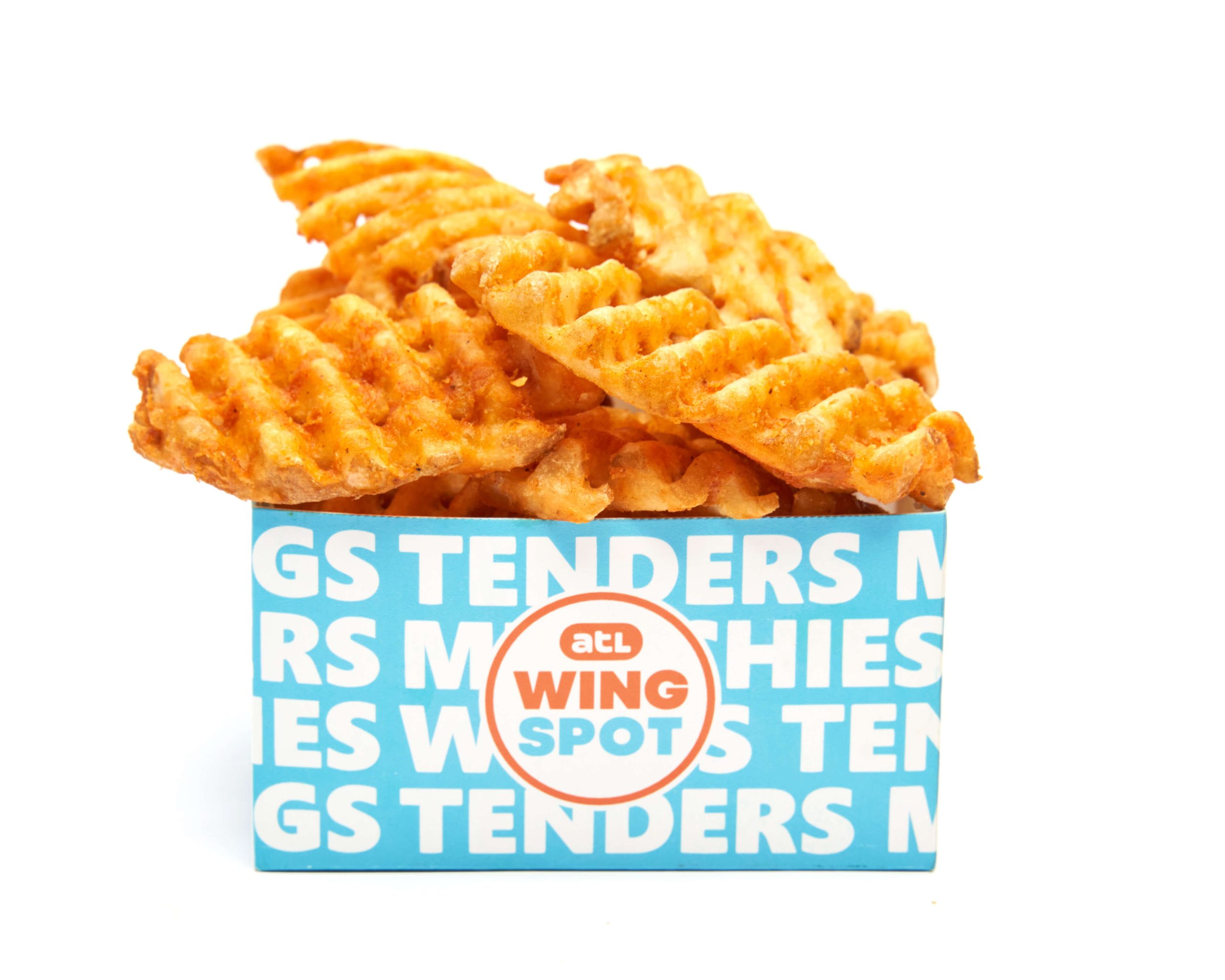 Full tray waffle fries